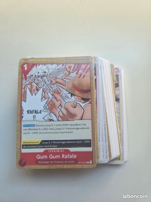 Lot 77 cartes one piece débutant (image 2)