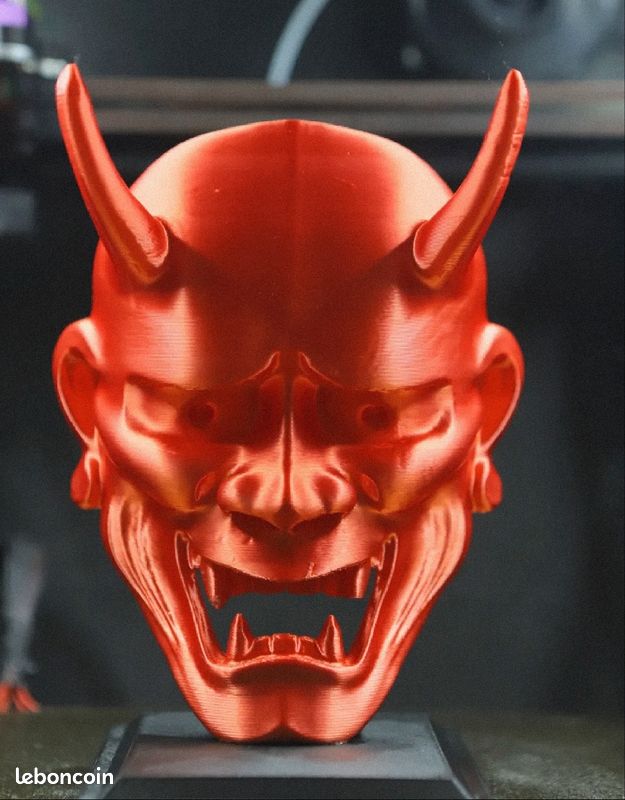 Ornements de Masque Démon Hannya Décor Japonais Demon Mask Ornaments Hannya Japanese Decor (image 1)