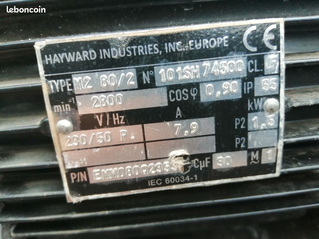 Moteur Pompe piscine Hayward (image 4)