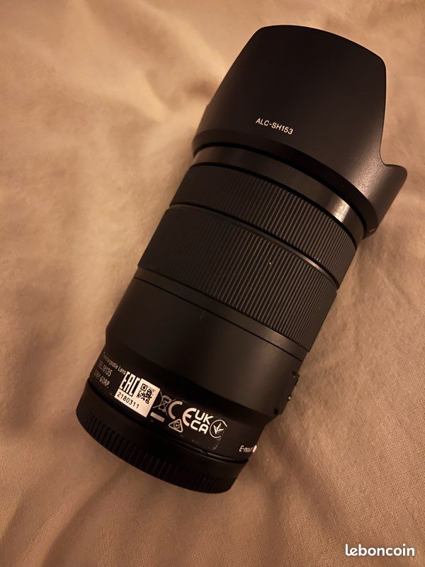 Objectif Sony FE 18-135mm F/3.5-5.6 OSS - Zoom APS-C Pour Monture E