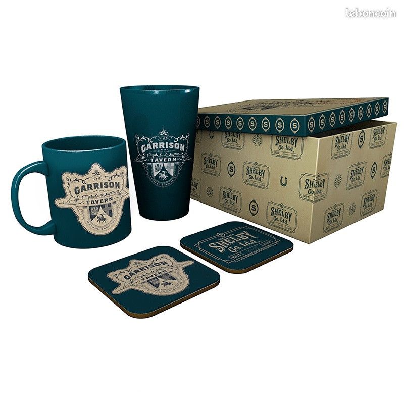 Peaky blinders coffret cadeau ABYSTYLE Mug grand verre dessous de verres (image 2)