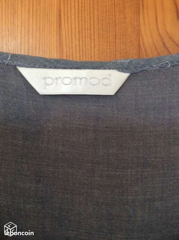 Haut bleu Promod taille 40 (image 3)