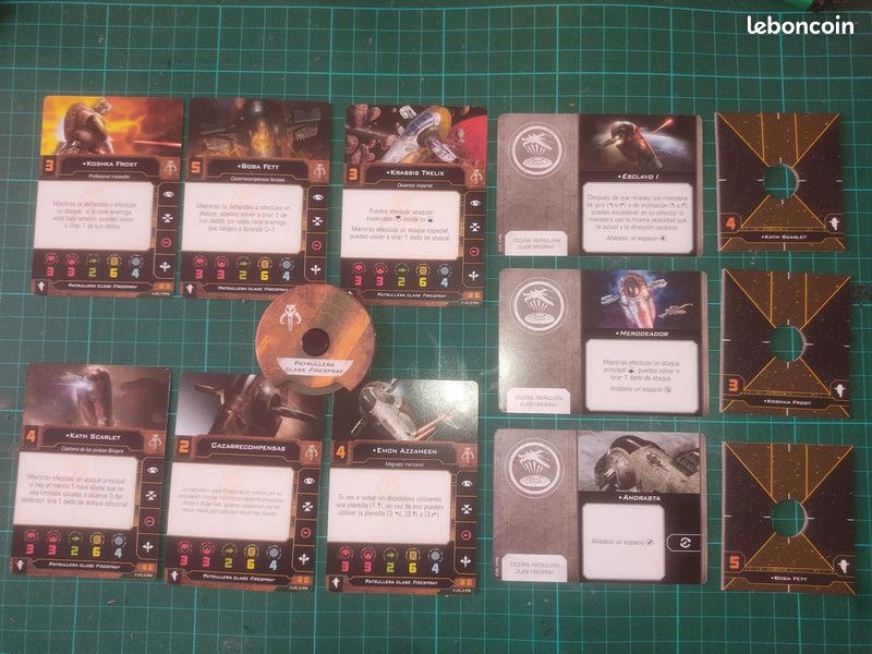X-Wing Firespray Slave-1 racailles KIT V2.0 ES Complet (image 1)