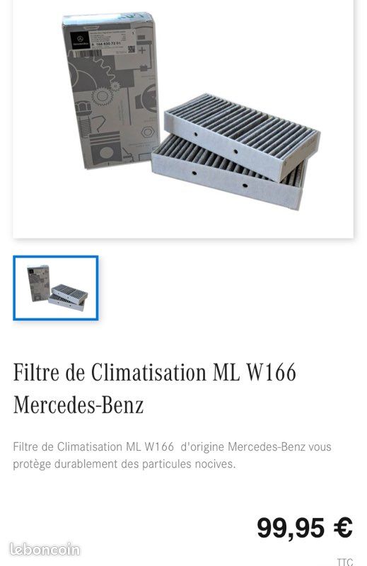 Mann-Filter Filtre D'habitacle à Charbon Actif CUK1830 - Comparer Avec