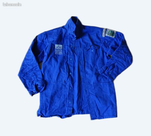 Chemise De Sport Raw Blue Taille L - 100% Polyester, Manches Longues, Occasion Très Bon état