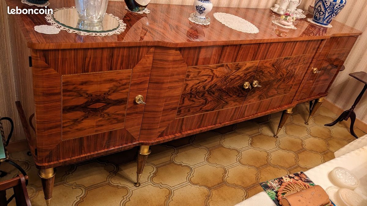 Enfilade marquetee 1960 (image 2)