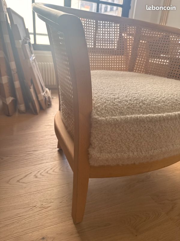 Fauteuils rotin pierre Frey (image 4)