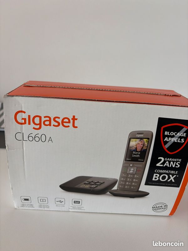 Téléphone sans fil Gigaset CL660HX - CL660HX ANTHRACITE