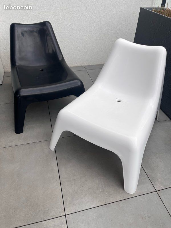 Lot 2 fauteuils IKEA ps vago