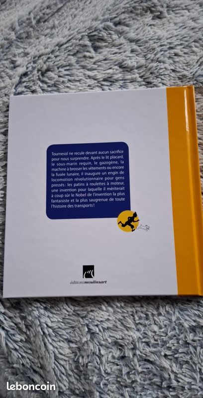 FIGURINE TINTIN COLLECTION OFFICIELLE NUMERO 57 TOURNESOL EN PATINS