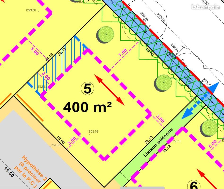 Terrain 400 m² · à Saint-Didier-de-Formans · 165 000 €