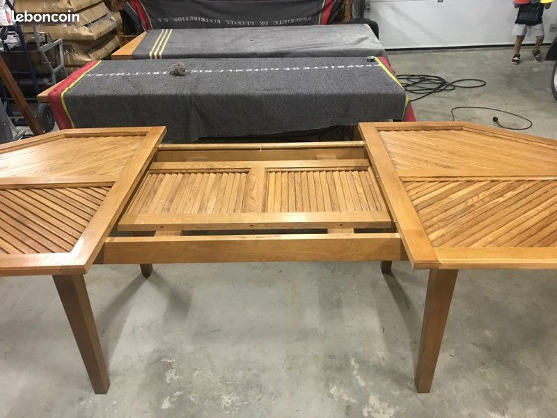 Table en chêne octogonale (image 3)