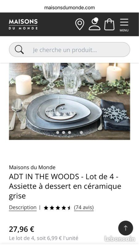 Lot assiettes et bols Maison du monde (image 5)