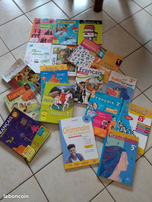 Manuels Français collège et cahier d'exercices Français, (image 1)