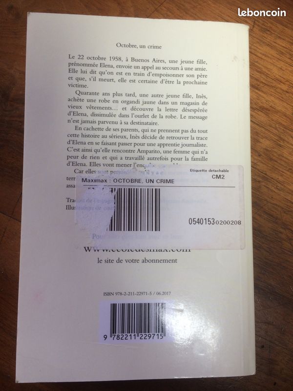 Octobre, un crime - Norma Huidobro (Auteur) (image 2)