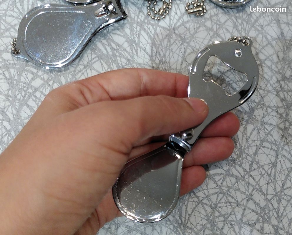 Coupe-ongles/décapsuleur en métal à décorer (image 3)