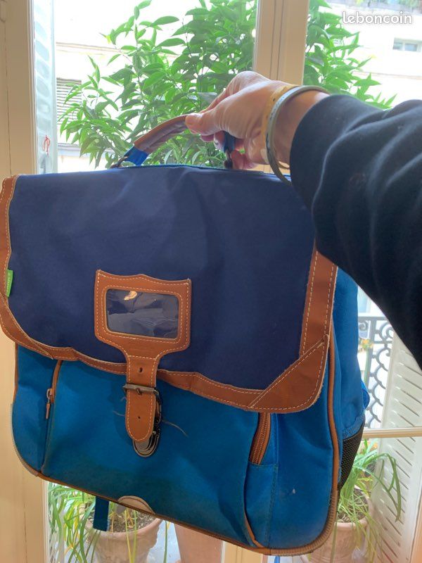 Donne cartable tanne bleu (image 1)