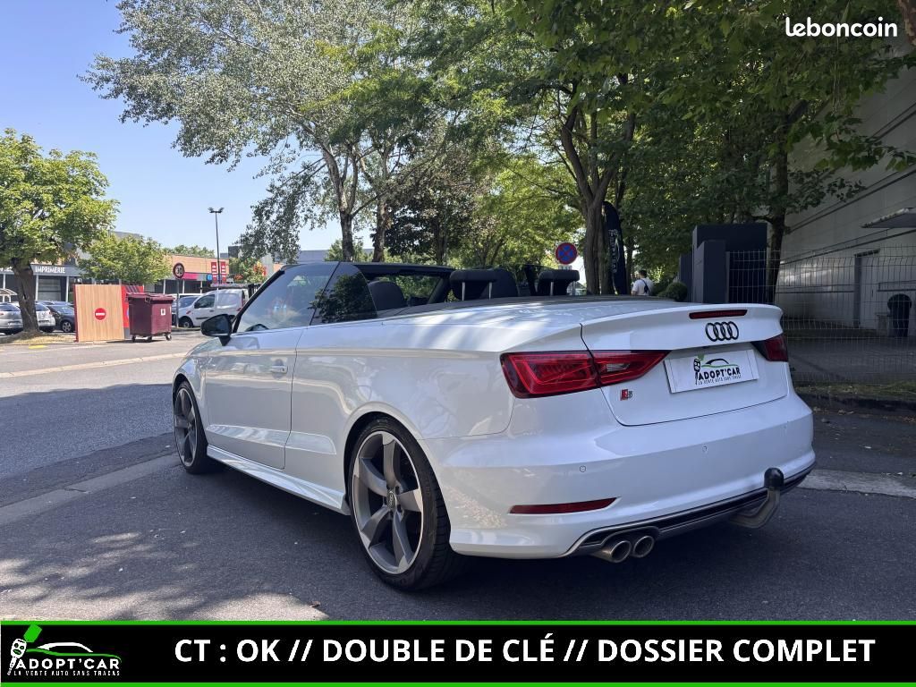 AUDI A3 Cabriolet 2.0 TDI - 150 - BV S-Tronic 8V CABRIOLET S Line (image 7)