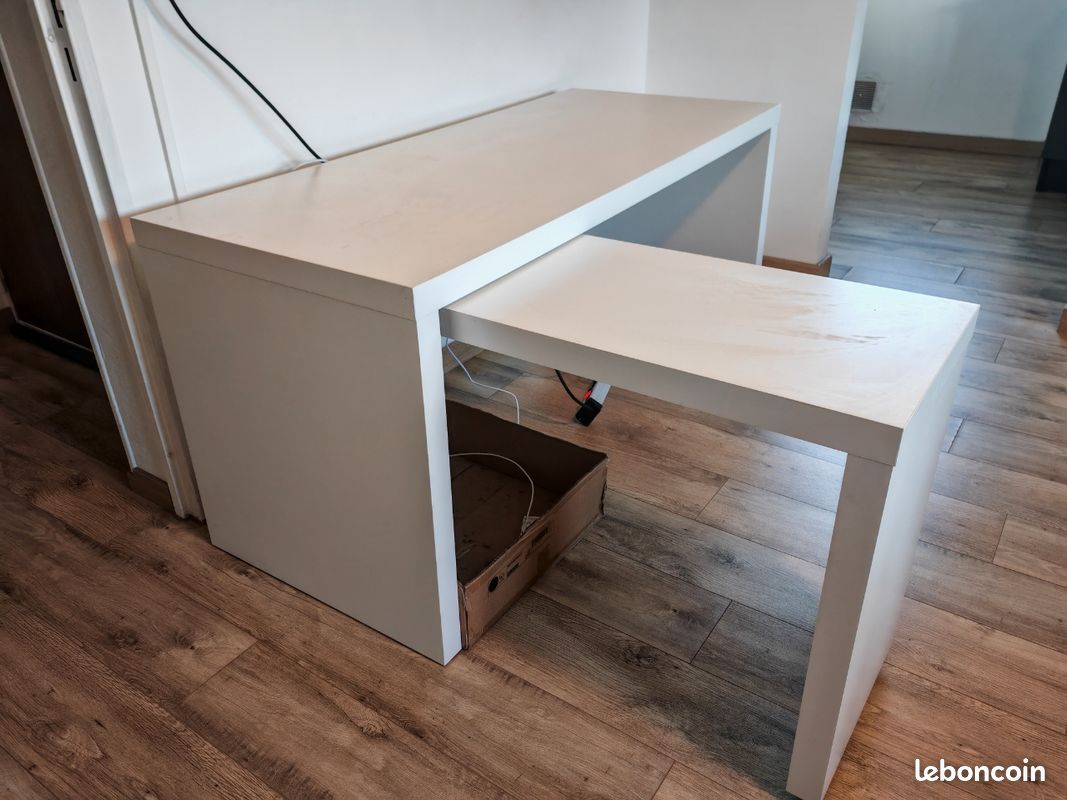 Bureau coulissant MALM IKEA (image 4)