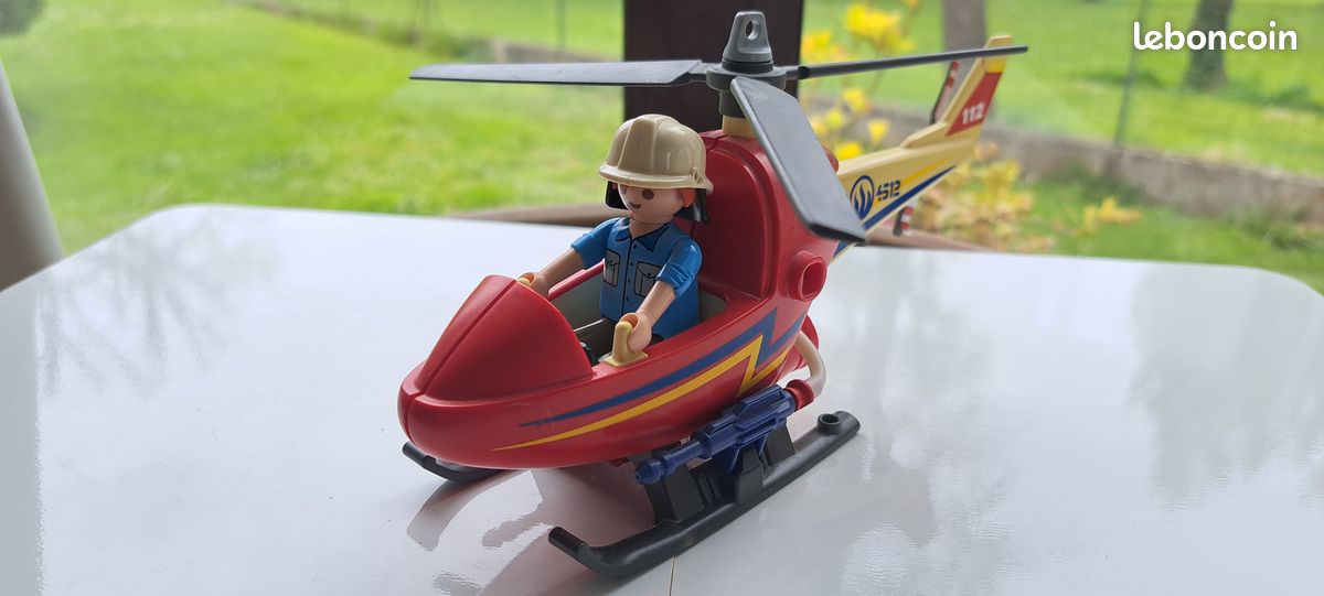 PLAYMOBIL Hélicoptère pompier 4512 (image 3)