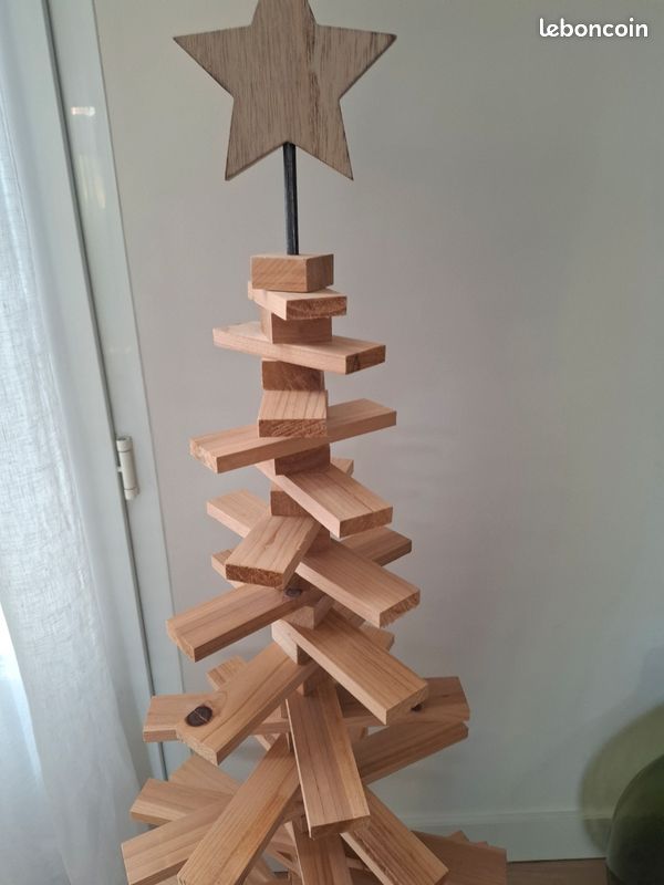 Sapin en bois pliable atmosphera,Hauteur 120 cm (image 3)