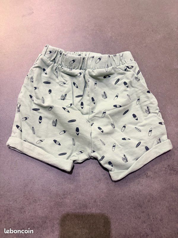 Lot vêtements garçons short tee shirt, pantalons, pulls… du 6 au 18 mois (image 1)