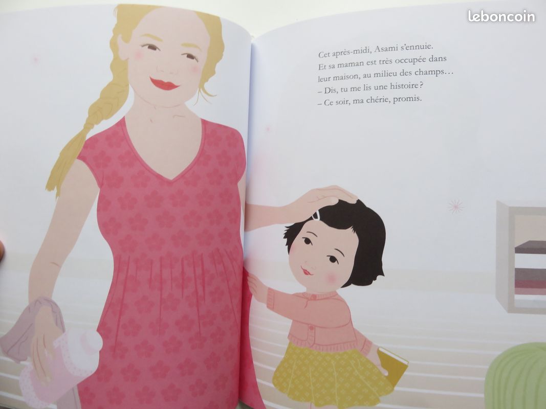 Album 2 à 5 ans : La balade d'Asami (Delphine Roux & Pascale Moteki ,L'école des Loisirs) (image 2)