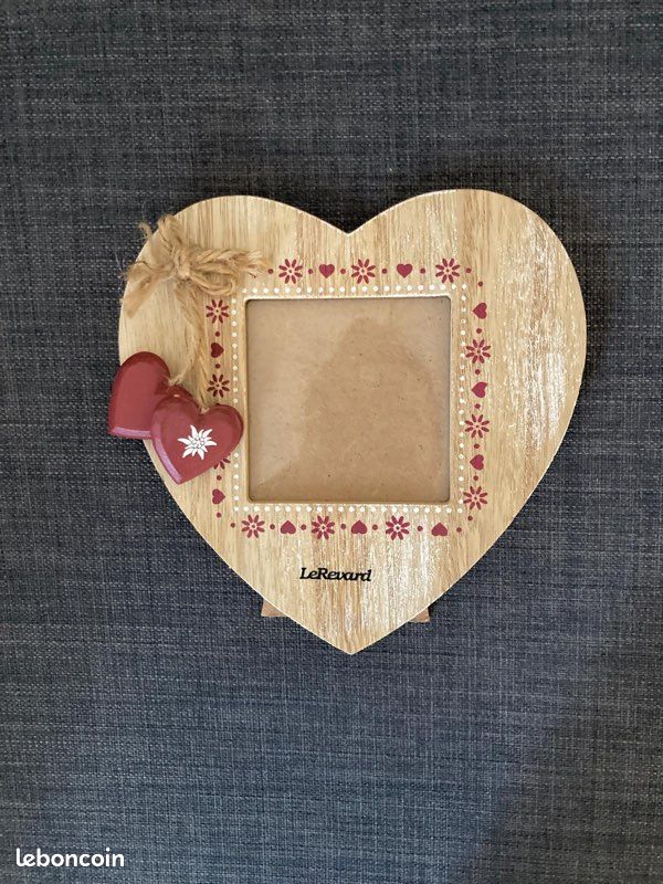 Cadre en bois - forme cœur (image 3)