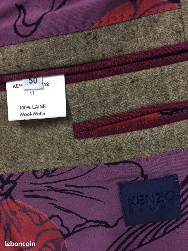 Costume neuf KENZO T50 (image 3)