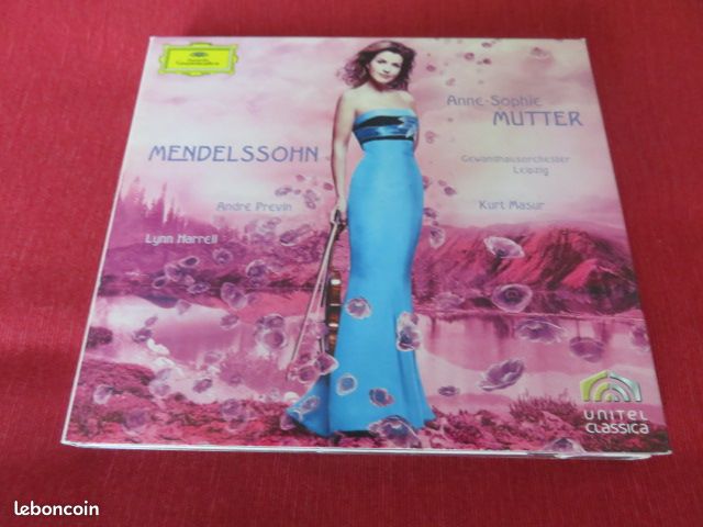 MKS66 - MENDELSSOHN - Anne-Sophie MUTTER (1 CD + 1 DVD Deutsche Grammophon 2008) (image 1)