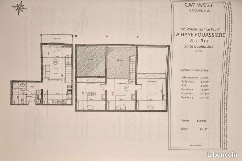 Appartement 4 pièces 82 m² · à La Haie-Fouassière · 82 m² · 92 000 €