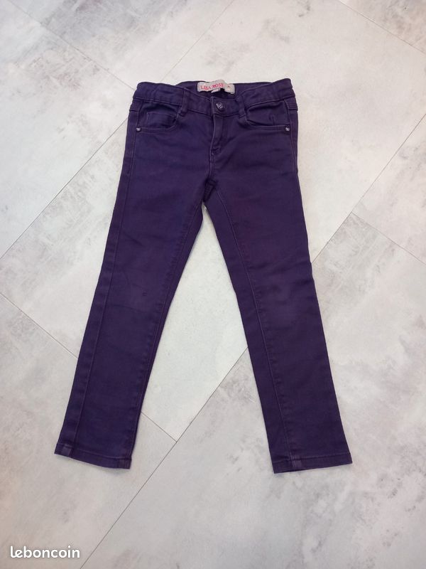 Pantalon violet fille ans Vêtements