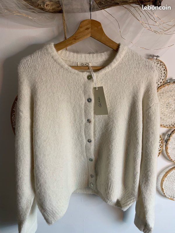 Cardigan blanc Lili Lala Vêtements