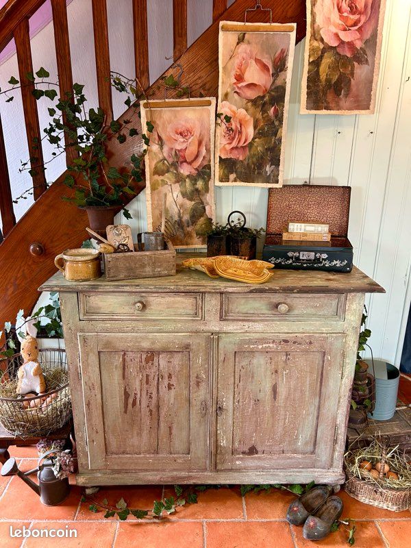 Buffet campagnard rustique (image 1)