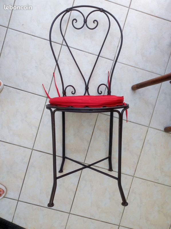 Chaises en fer forgé (image 2)