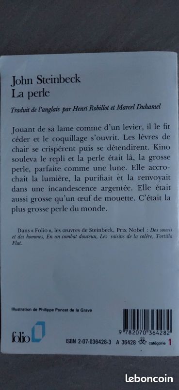La perle / John Steinbeck - Neuf (image 2)