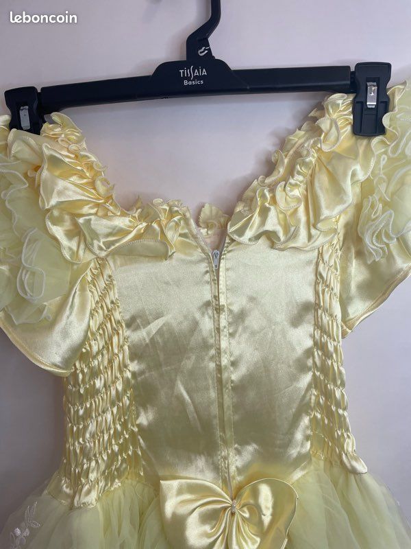 Robe cérémonie jaune princesse (image 7)