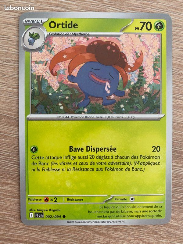 Carte Pokémon Ortide 002/094 - Étincelles Déferlantes - FR (image 1)