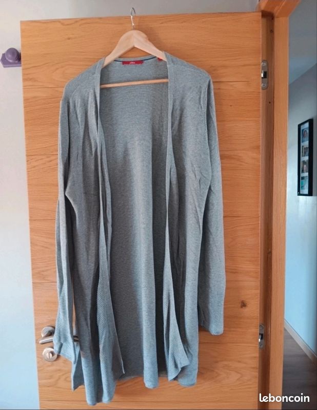 Gilet mi saison s.oliver taille 48 gris (image 1)