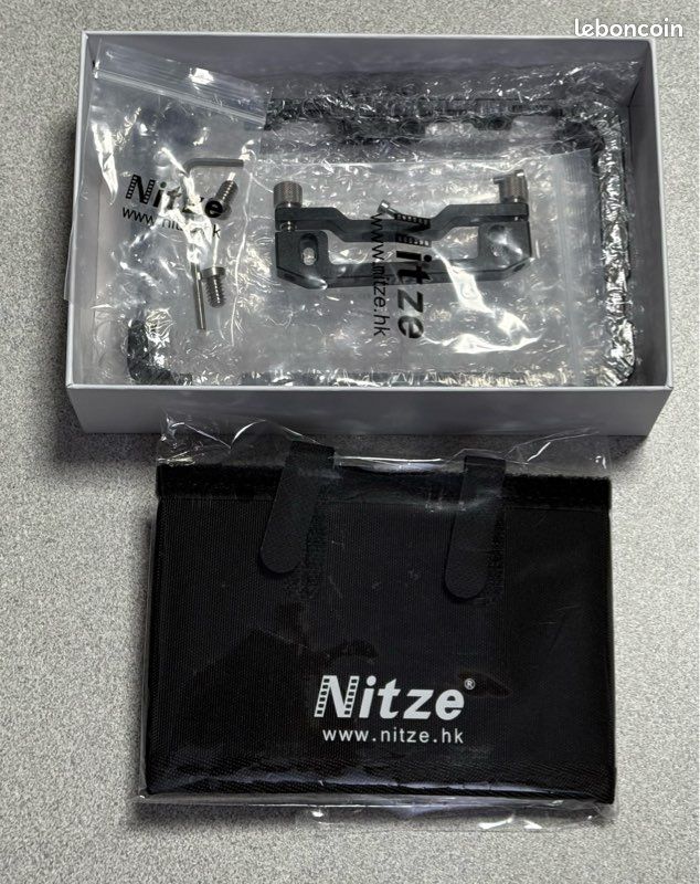 Cage Pour Moniteur Atomos Ninja V/Shinobi/Zato Connect - Rail NATO, Serre-Câble HDMI Et Pare-Soleil Inclus