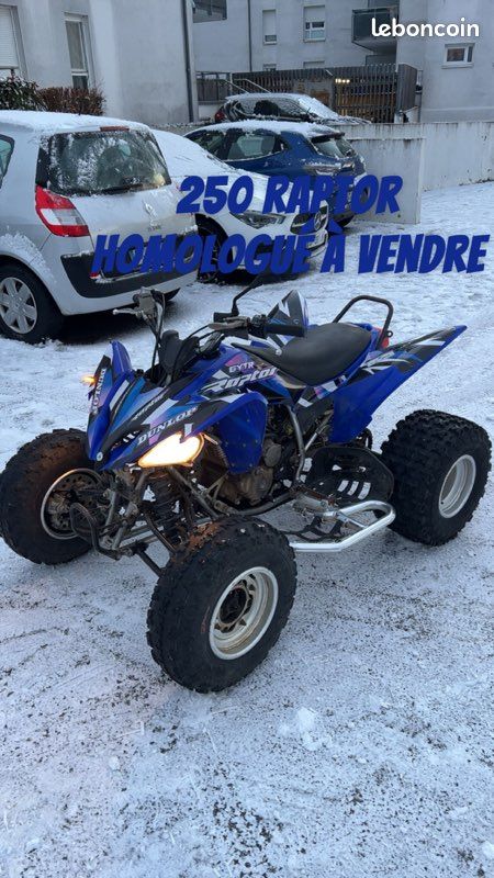 250 raptor homologués - Motos