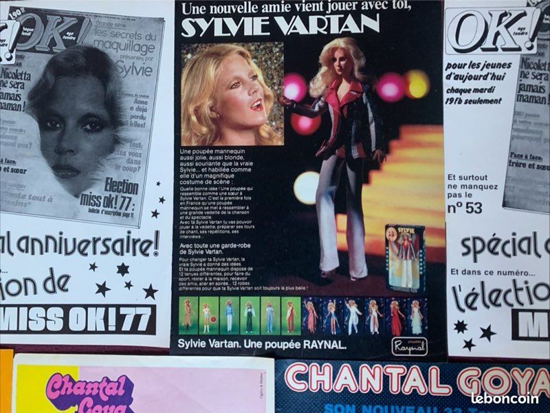 Poupée Ancienne Sylvie Vartan Par Raynal - Boîte D'origine Et Accessoires - France