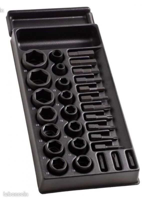 FACOM NS.237A Douille Impact Porte-Embouts 1/2" - Connecteur Robuste Et Précis Pour Vos Vis