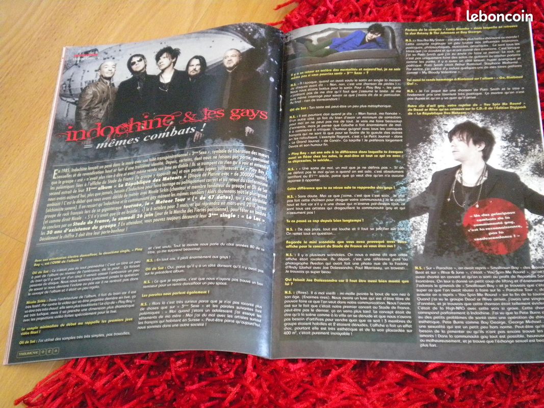 Coupure de presse de Indochine 3p octobre 2009 (image 2)