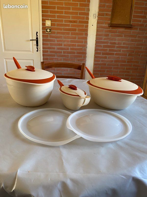 Bol à Salade Vintage En Plastique Français, Motif Animaux, Coloris Multiples