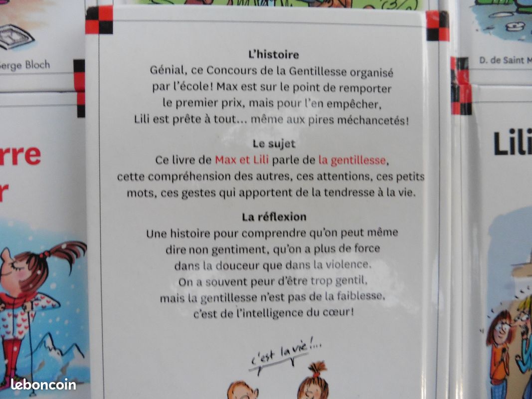 Lot de 7 livres BD jeunesse « Ainsi va la vie» avec Max et Lili (image 4)