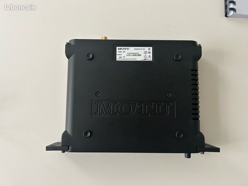 Motu 8D Photo, audio vidéo