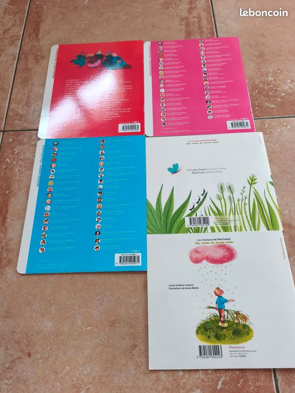 Lot de 5 livres enfants - contes classiques (père Castor et Lito) (image 2)