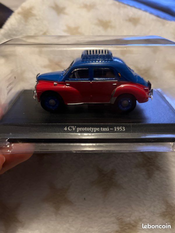 Modèle Réduit Renault 4CV Prototype Taxi 1953 - Échelle 1:43 - Eligor - Neuf