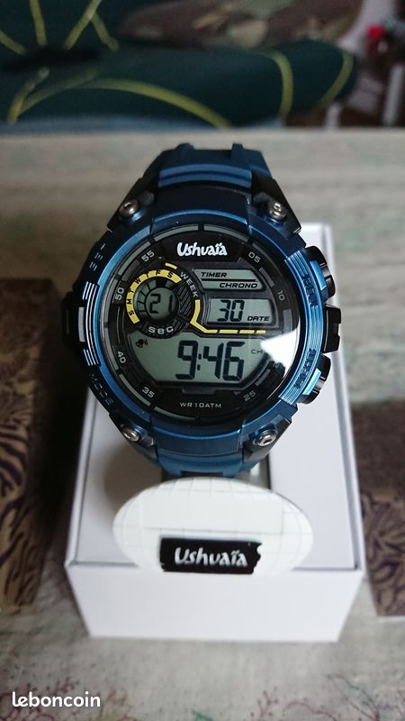 Montre Bracelet à Quartz USHUAIA Pour Homme - Neuve Sans étiquette, Style Casual